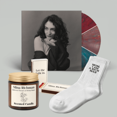 Mina Richman - Different Flavors of Being Happy VINYL + Kerze + Streichhölzer + Socken